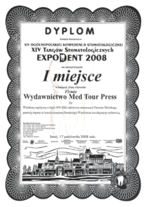 MED TOUR PRESS INTERNATIONAL - DYPLOMY I REFERENCJE
